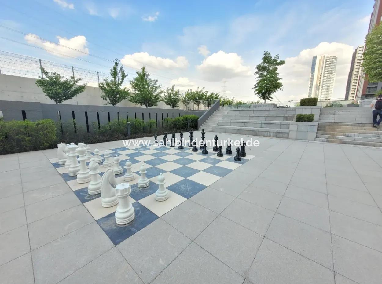 3+1 110M² 19Th Floor Boulevard View Apartment For Rent In Beytepe İncek Boulevard Loft Complex