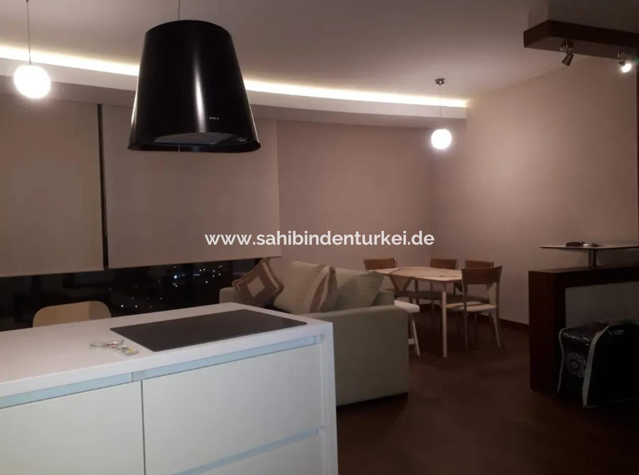 Leere, Luxuriöse Möblierte İncek Prestige 1+1 62 M² Wohnung Im 15. Stock Zum Verkauf