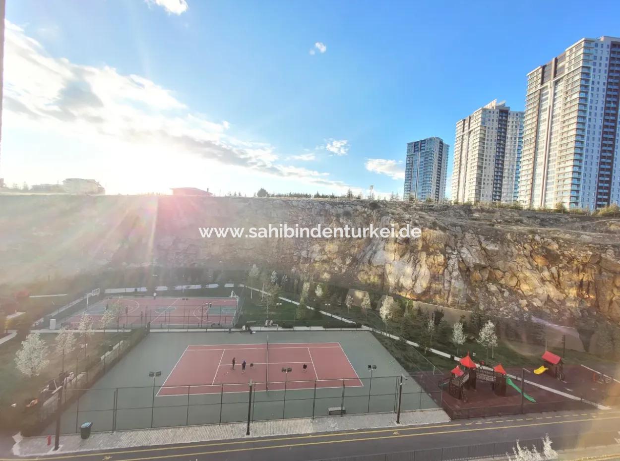 Leeres İncek Loft Zum Verkauf Terrasse 4+1 Blick Auf Mogan 146 M² Wohnung Im 1. Stock