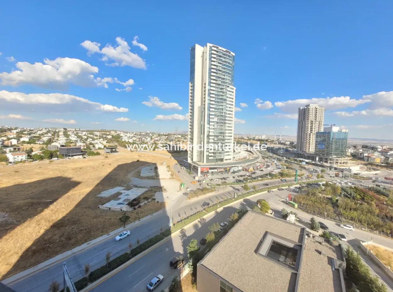 Beytepe İncek Bulvar Loft Zum Verkauf 1+1 46 M² Wohnung Mit Seeblick Im 9. Stock