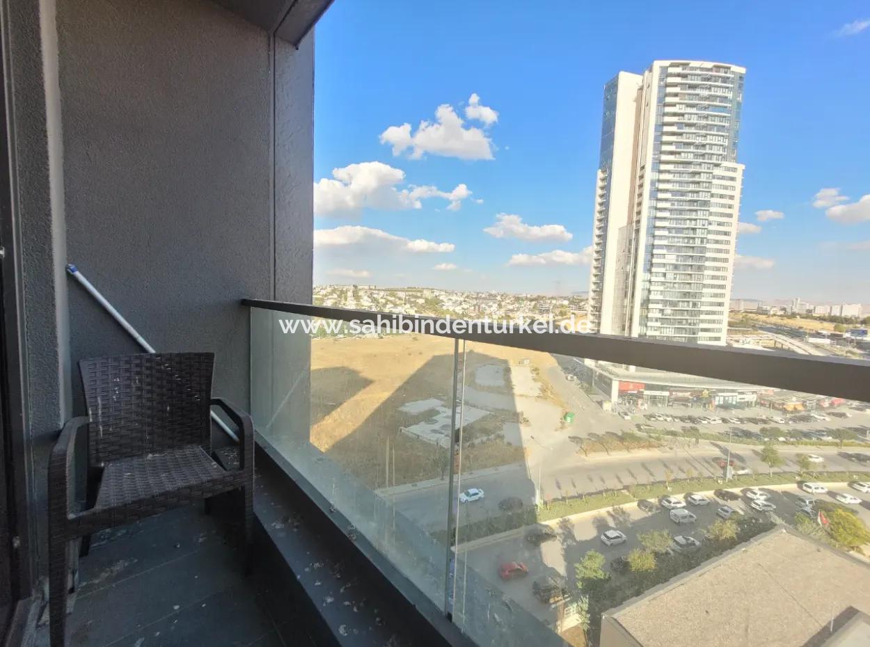 Beytepe İncek Bulvar Loft Zum Verkauf 1+1 46 M² Wohnung Mit Seeblick Im 9. Stock