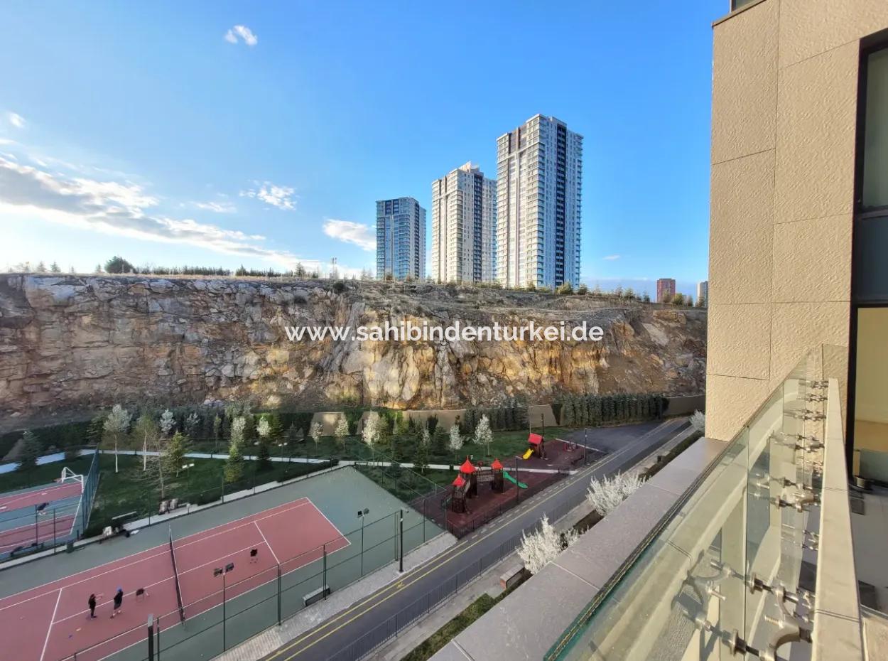 Golbasi - Ankara - Türkei Erstaunliche 1+1 Wohnung Mit Seeblick Zu Vermieten Mit Luxuriösen Annehmlichkeiten
