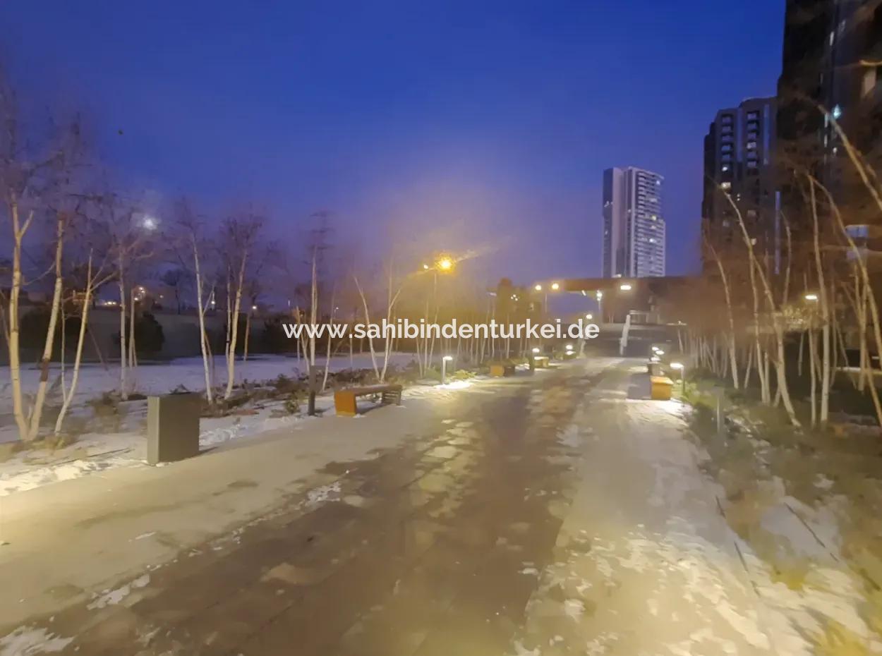 4+1 Mieterlose Wohnung Im 17. Stock Zum Verkauf Im Loft-Komplex Beytepe İncek Bulvar