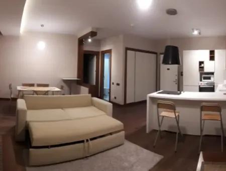 Leere, Luxuriöse Möblierte İncek Prestige 1+1 62 M² Wohnung Im 15. Stock Zum Verkauf