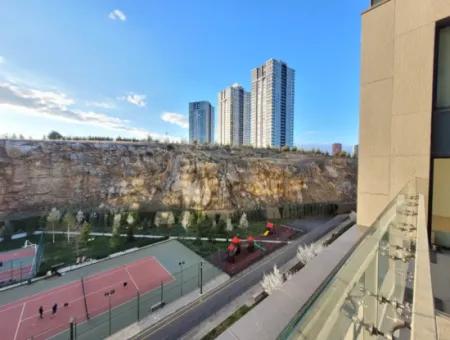 İncek Loft Geeignet Zum Verkauf 2,5+1 Erdgeschoss-Wohnung Mit Landschaftsansicht 2 Gärten