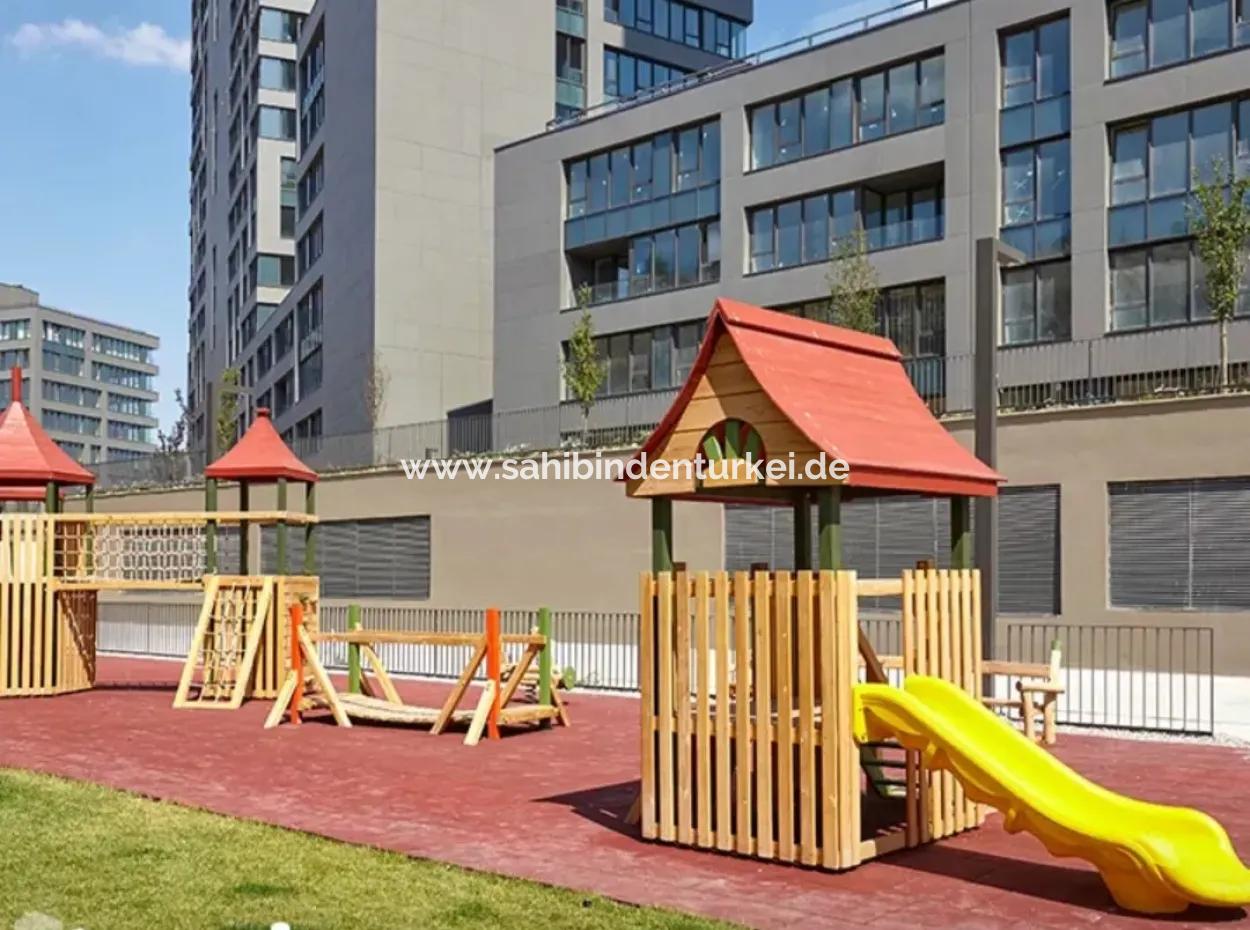 İncek Loft For Rent 2+1 85 M² 4Th Floor Mogan Facade Apartment