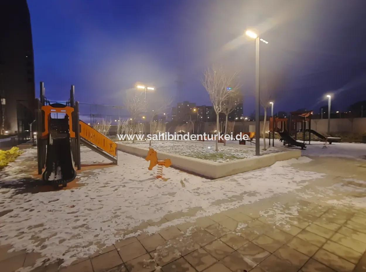 3+1 110M² 8Th Floor Boulevard View Apartment For Sale In Beytepe İncek Bulvar Loft Complex