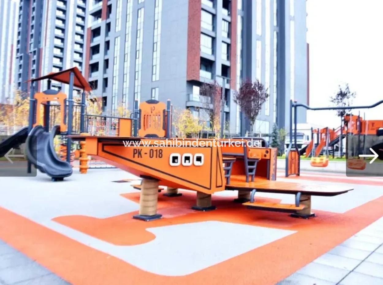 3+1 110M² 19Th Floor Boulevard View Apartment For Sale In Beytepe İncek Bulvar Loft Complex