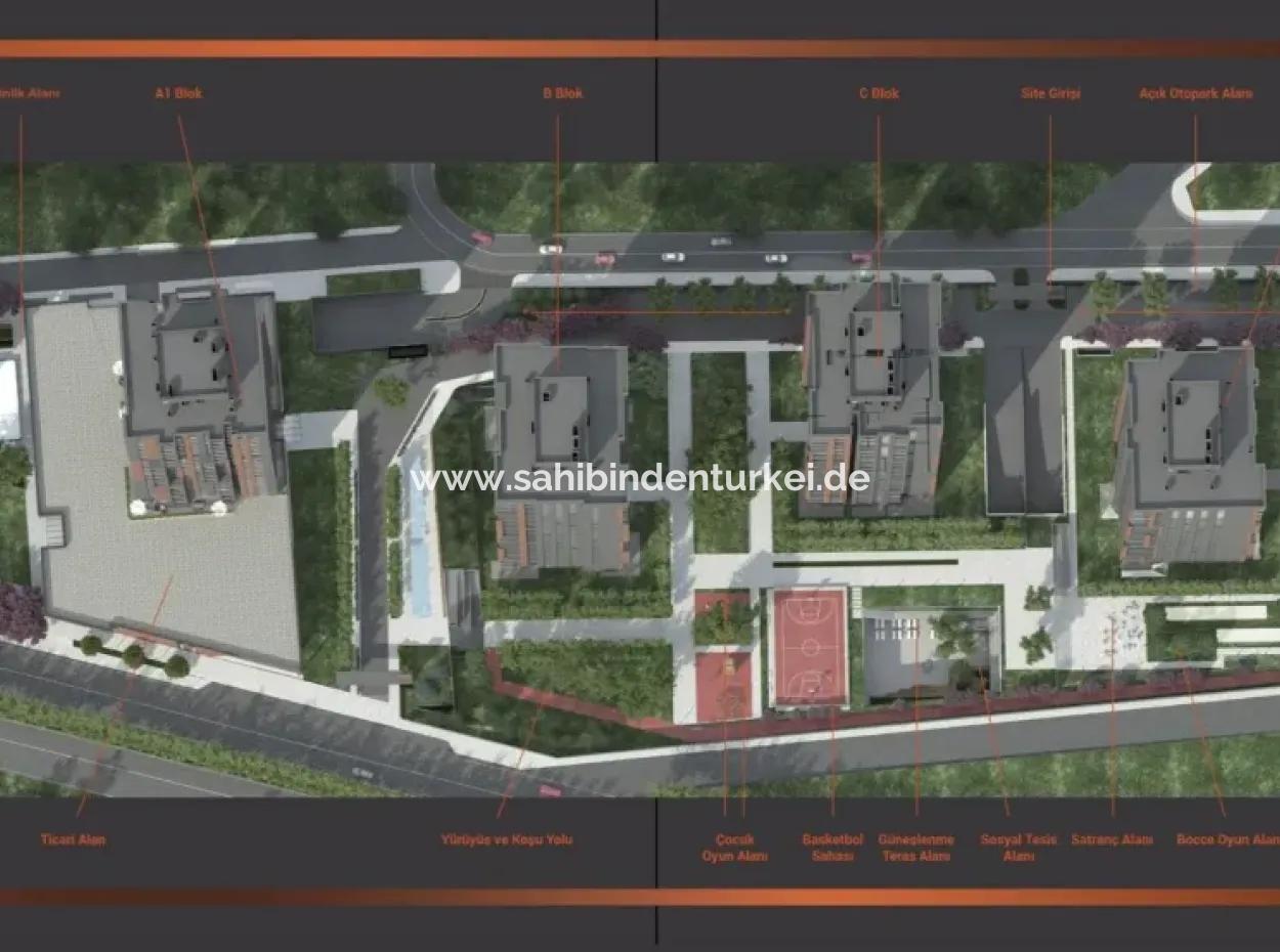 3+1 110M² 19Th Floor Boulevard View Apartment For Sale In Beytepe İncek Bulvar Loft Complex