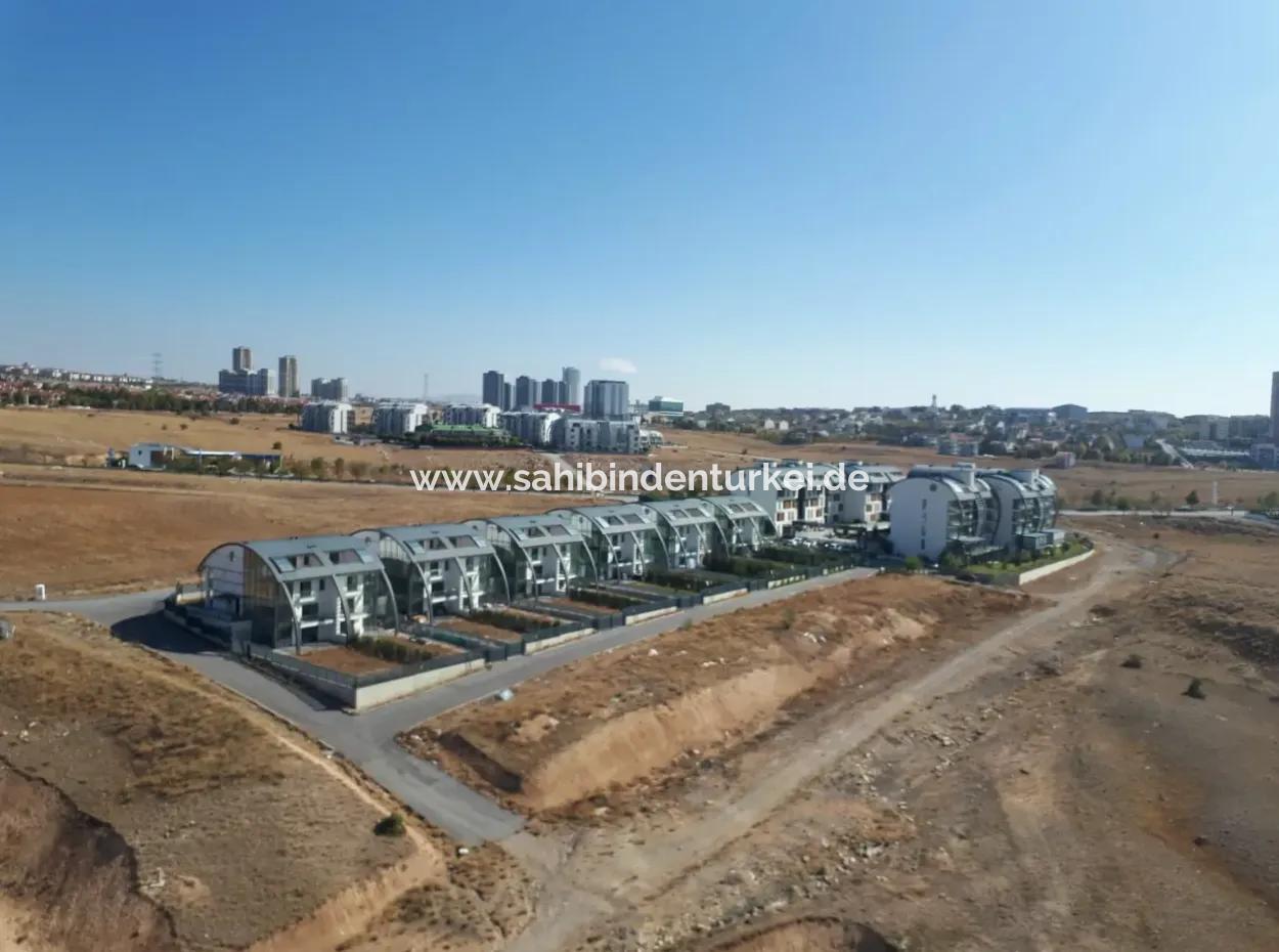 Vacant Luxury Furnished İncek Prestige  18Th Floor Apartment For Rent 1+1 62 M²