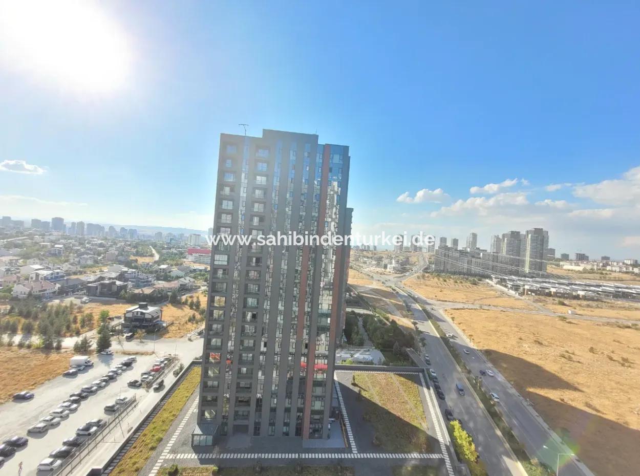 Beytepe İncek Bulvar Loft For Rent 1+1 46 M² 15Th Floor Çayyolu View Flat