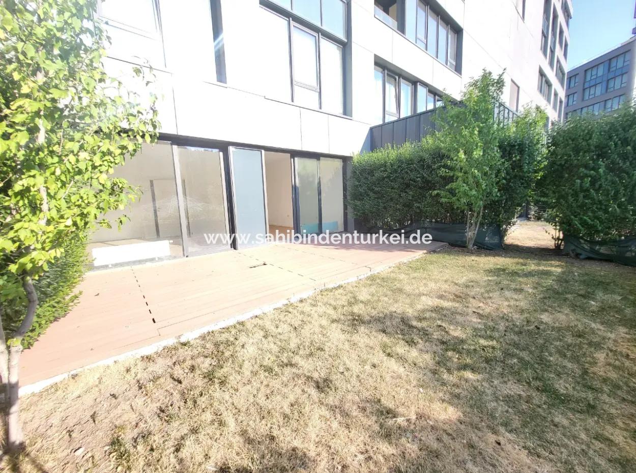 İncek Loft Suitable For Credit For Sale 2,5+1 Ground Floor Flat With Landscape View 2 Gardens