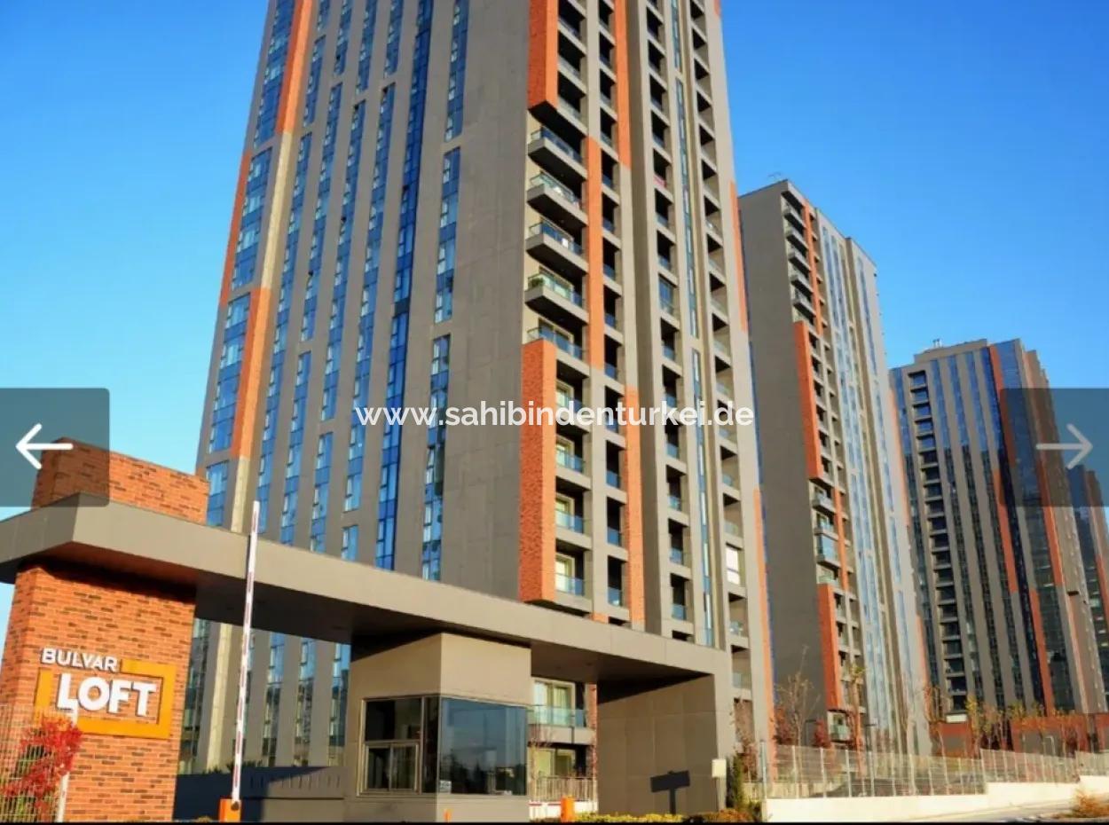For Rent Beytepe İncek Bulvar Loft For Sale 1+1 45 M² 18Th Floor Flat
