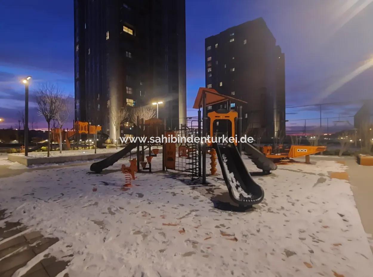 For Rent Beytepe İncek Bulvar Loft For Sale 1+1 45 M² 18Th Floor Flat