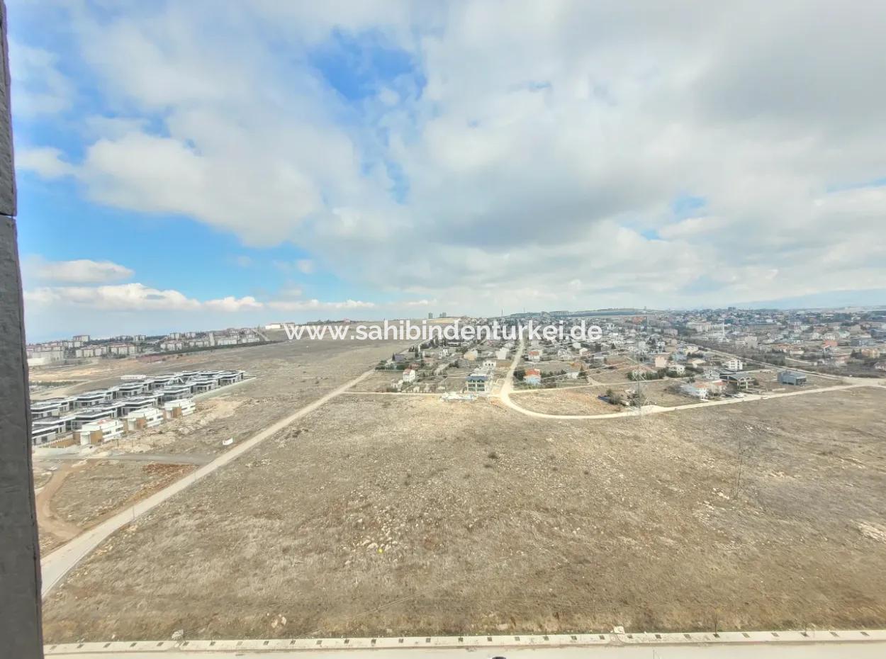 4+1 6Th Floor Tenantless Apartment For Sale In Beytepe İncek Bulvar Loft Complex