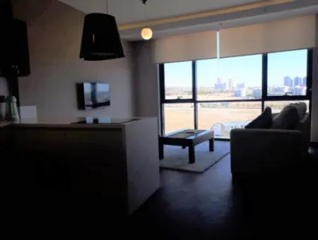 Empty Luxury Furnished İncek Prestige 1+1 62 M² 15Th Floor Apartment For Sale