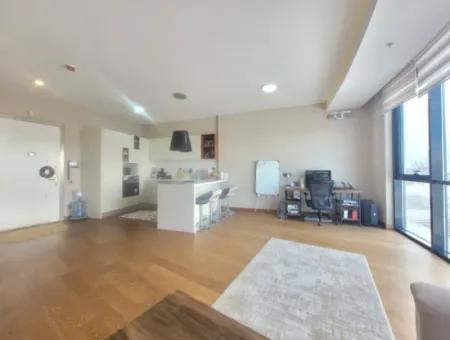 Vacant Luxury Furnished İncek Prestige  18Th Floor Apartment For Rent 1+1 62 M²