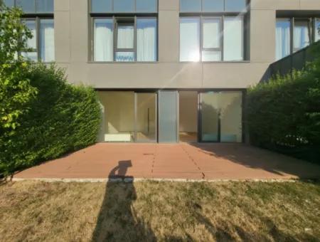İncek Loft Suitable For Credit For Sale 2,5+1 Ground Floor Flat With Landscape View 2 Gardens