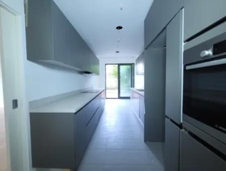 İncek Loft Suitable For Credit For Sale 2,5+1 Ground Floor Flat With Landscape View 2 Gardens