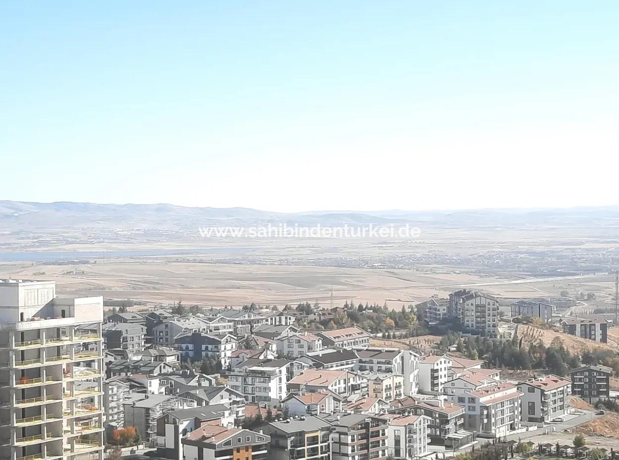 Kiracısız Krediye Uygun Beytepe İncek Bulvar Loft Satılık 3+1 110 M² 19.Kat Bulvar Ve Göl Manzaralı