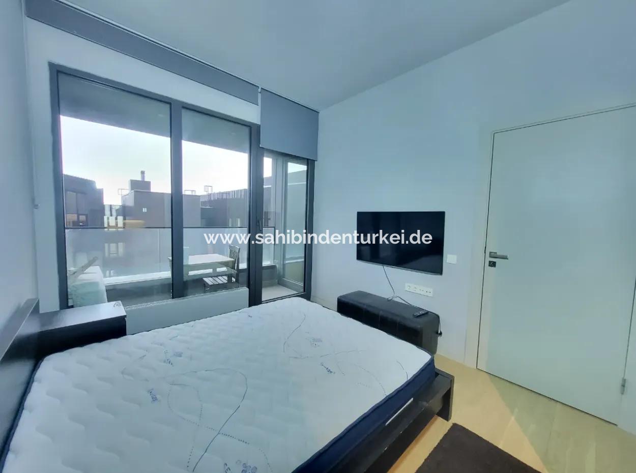 Eşyalı İncek Loft Kiralık  1+1 Şehir Manzaralı 2.Kat Daire
