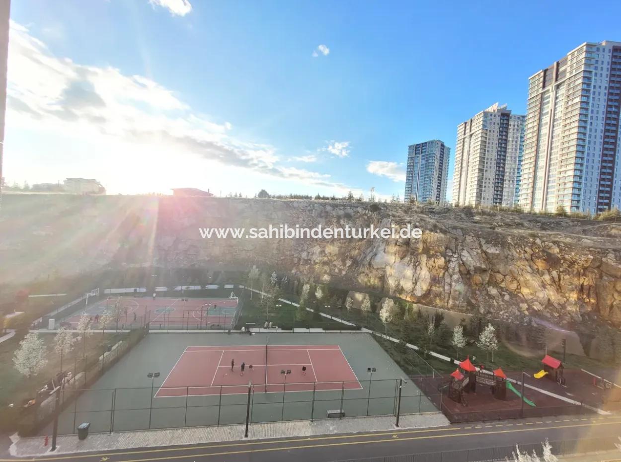 Eşyalı İncek Loft Kiralık  1+1 Şehir Manzaralı 2.Kat Daire
