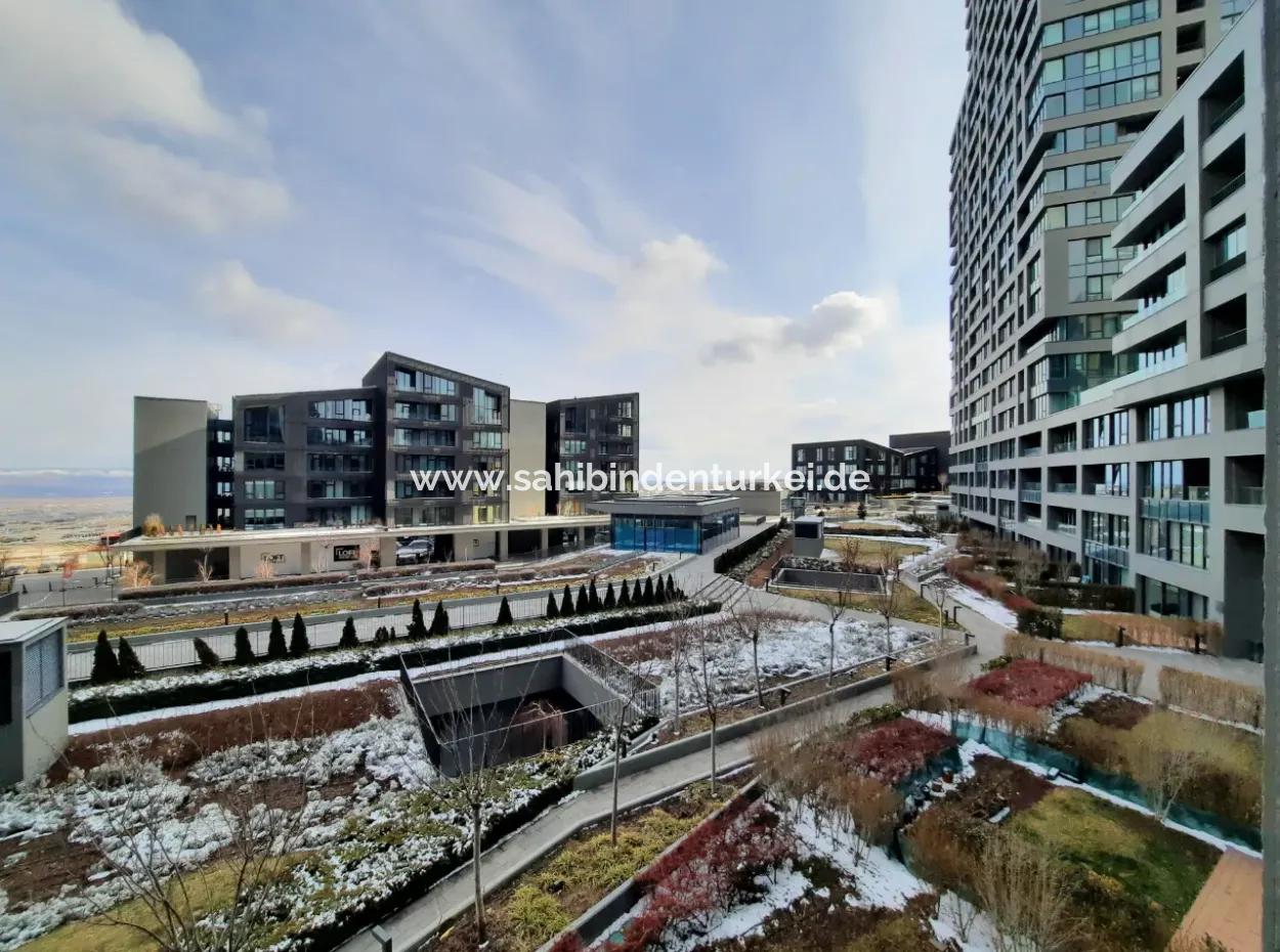 Boş Krediye Uygun İncek Loft Satılık  3+1 Dubleks Peyzaj Manzaralı 1.Kat Daire